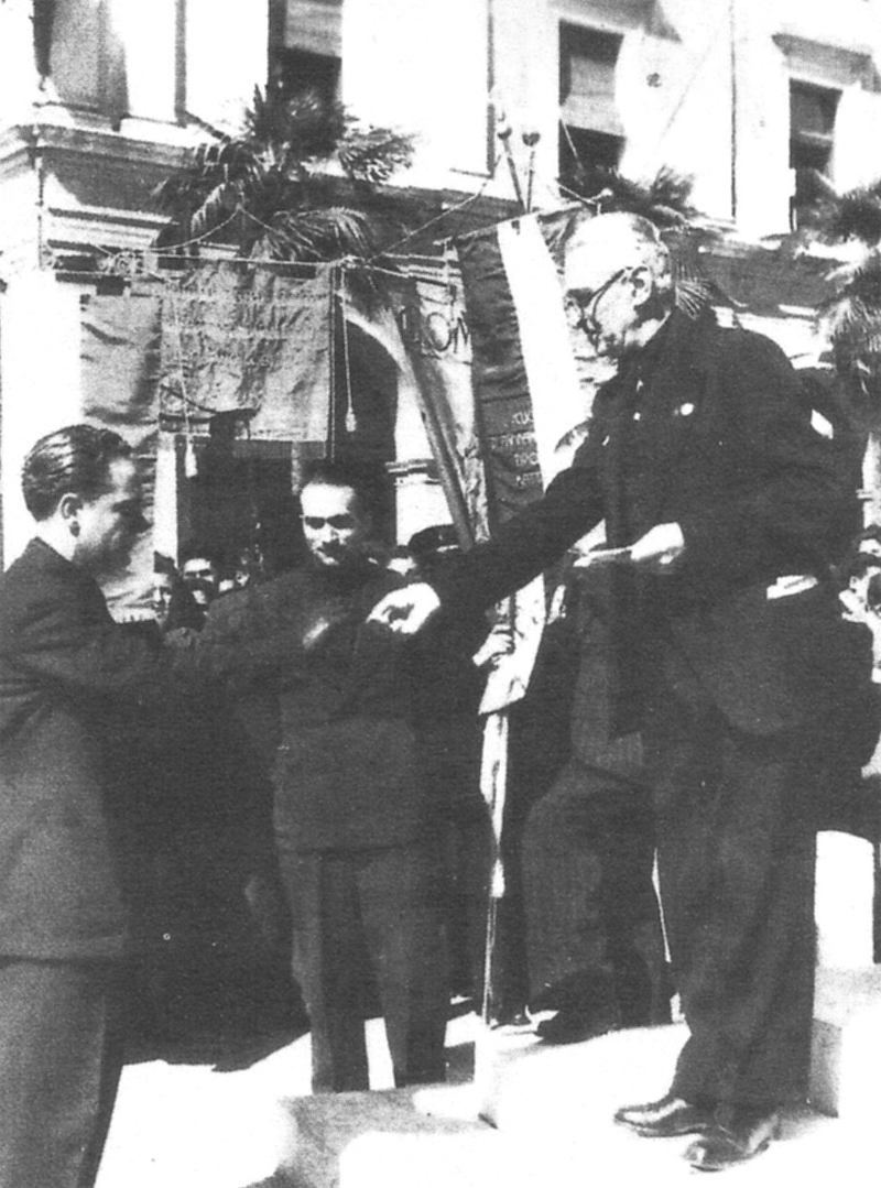 1944, Almirante all'anniversario dei Fasci di Combattimento