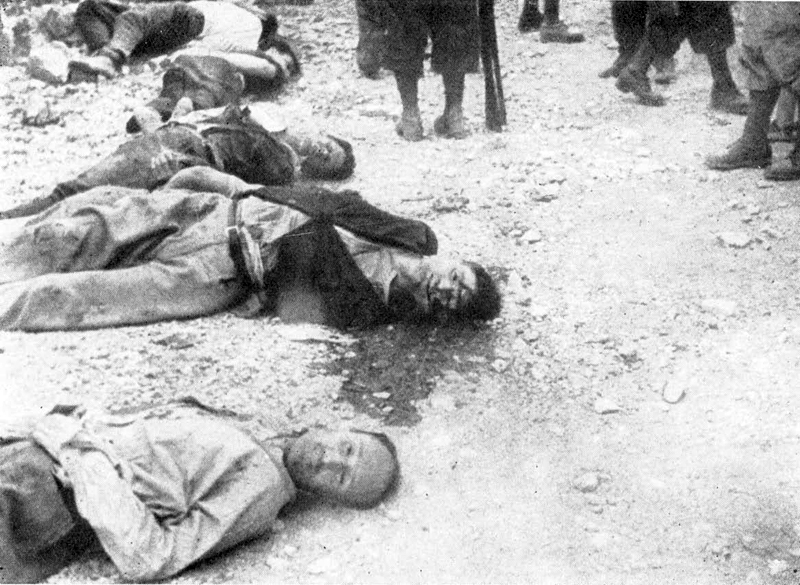alcuni dei massacri compiuti dai soldati italiani in Jugoslavia