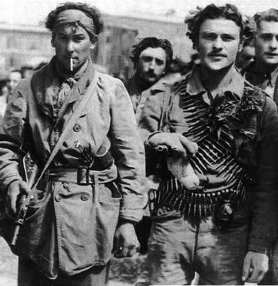 partigiani Veneto - a dx. Gino Doné Paro (1924 – 2008) partigiano e rivoluzionario italiano, unico europeo ad aver partecipato alla Rivoluzione cubana