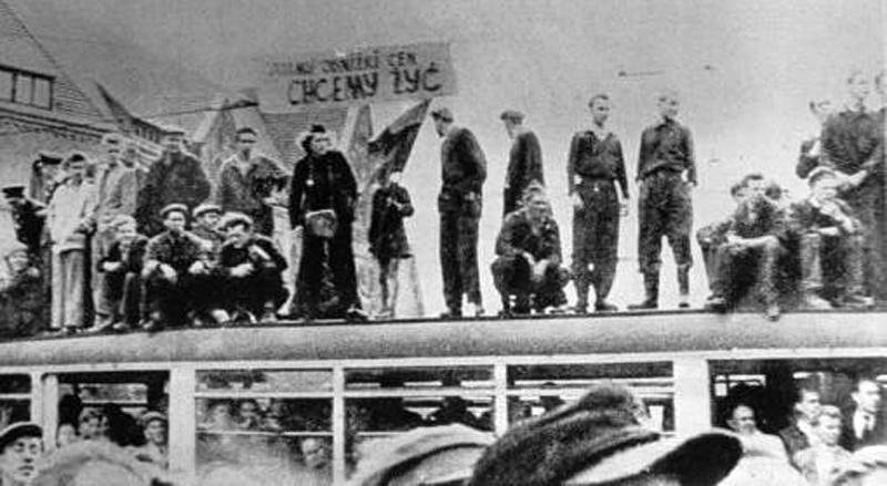 1956, Poznan, gli operai delle officine Stalin