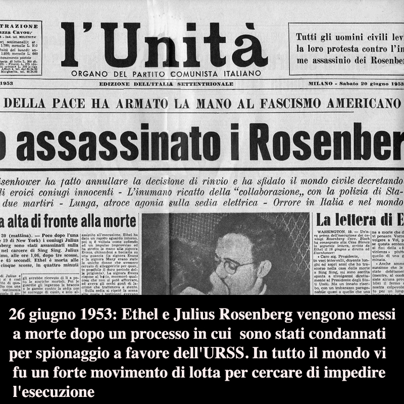 l'assassinio dei Rosenberg